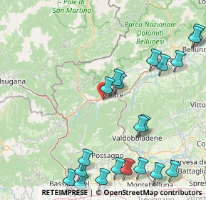 Mappa Via Vittime delle Foibe, 32030 Seren del Grappa BL, Italia (21.3625)
