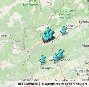 Mappa Via Vittime delle Foibe, 32030 Seren del Grappa BL, Italia (7.48846)