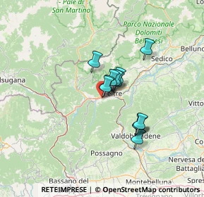 Mappa Via Vittime delle Foibe, 32030 Seren del Grappa BL, Italia (8.71083)