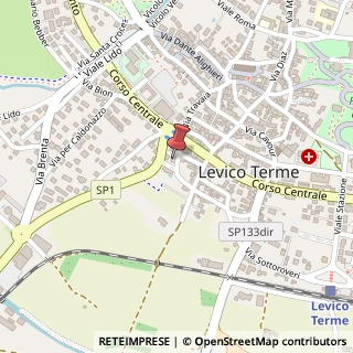 Mappa Via della Brozzara, 4, 38056 Levico Terme, Trento (Trentino-Alto Adige)
