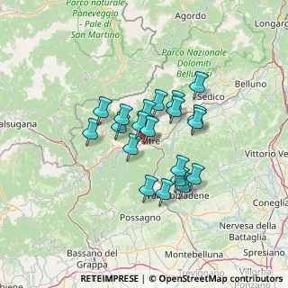 Mappa Via S. Giuseppe, 32032 Feltre BL, Italia (9.9475)