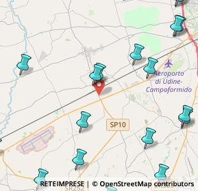 Mappa SP 10, 33031 Basiliano UD, Italia (6.4215)