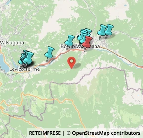 Mappa Str. del Dosso, 38051 Borgo Valsugana TN, Italia (7.8495)