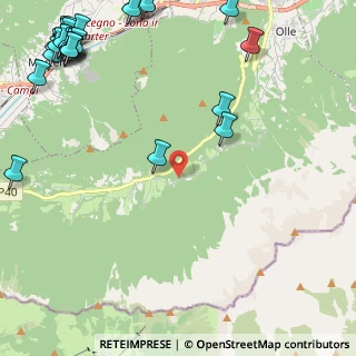 Mappa Strada del Dosso, 38051 Borgo Valsugana TN, Italia (3.58077)