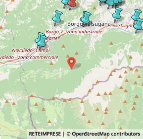 Mappa Str. del Dosso, 38051 Borgo Valsugana TN, Italia (6.829)