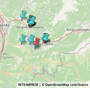 Mappa Viale Rovigo, 38056 Levico Terme TN, Italia (6.23111)