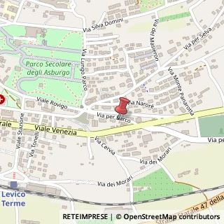 Mappa Via per Barco, 13, 38056 Levico Terme, Trento (Trentino-Alto Adige)