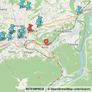 Mappa Via della Rocchetta, 32032 Feltre BL, Italia (3.22615)