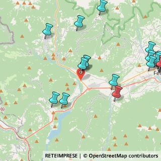 Mappa Via Masiola, 32030 Fonzaso BL, Italia (5.779)