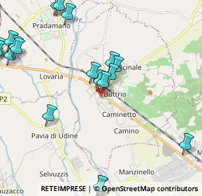 Mappa Via A. Malignani, 33042 Buttrio UD, Italia (2.7605)