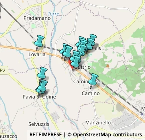 Mappa Via A. Malignani, 33042 Buttrio UD, Italia (1.141)