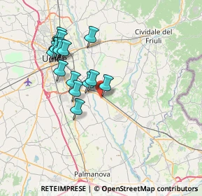 Mappa Via A. Malignani, 33042 Buttrio UD, Italia (6.89765)