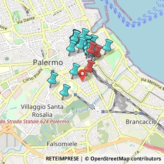 Mappa Via Caio Ponzio, 90127 Palermo PA, Italia (0.819)