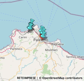 Mappa Via Caio Ponzio, 90127 Palermo PA, Italia (41.47)