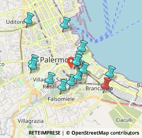 Mappa Via Caio Ponzio, 90127 Palermo PA, Italia (1.70357)