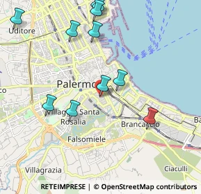 Mappa Via Caio Ponzio, 90127 Palermo PA, Italia (2.50455)