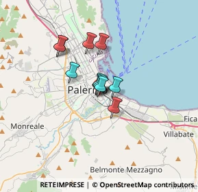 Mappa Via Caio Ponzio, 90127 Palermo PA, Italia (2.22545)
