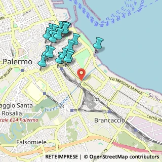 Mappa Via dei Decollati, 90123 Palermo PA, Italia (1.177)