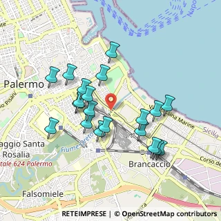 Mappa Via dei Decollati, 90123 Palermo PA, Italia (0.962)