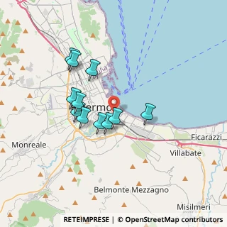 Mappa Via dei Decollati, 90123 Palermo PA, Italia (3.26091)