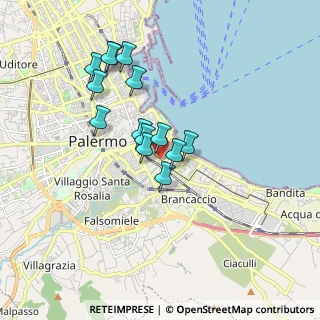 Mappa Via dei Decollati, 90123 Palermo PA, Italia (1.66143)