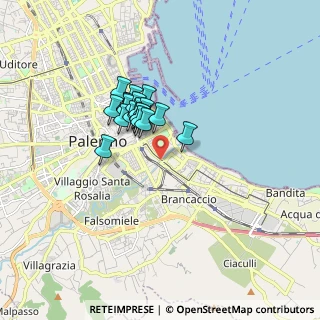 Mappa Via dei Decollati, 90123 Palermo PA, Italia (1.3325)