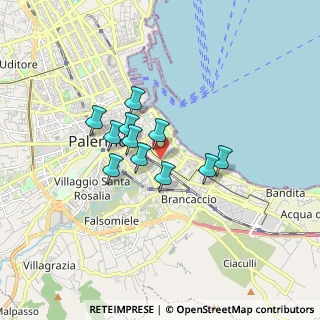 Mappa Via dei Decollati, 90123 Palermo PA, Italia (1.34)