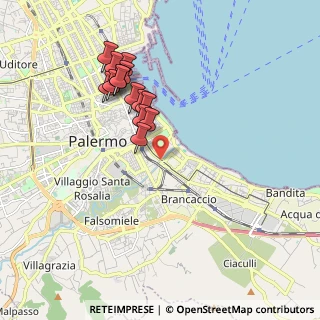 Mappa Via dei Decollati, 90123 Palermo PA, Italia (1.92929)