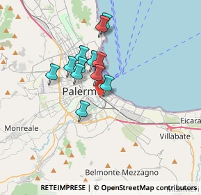 Mappa Piazza Vincenzo Tineo, 90127 Palermo PA, Italia (2.95)