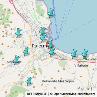 Mappa Piazza Vincenzo Tineo, 90127 Palermo PA, Italia (4.78364)