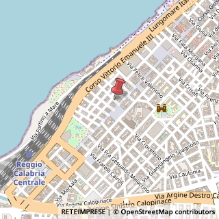 Mappa Via Camillo Benso Conte di Cavour,  26, 89127 Reggio di Calabria, Reggio di Calabria (Calabria)