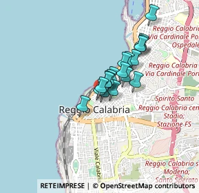 Mappa Via Tommasini, 89127 Reggio di Calabria RC, Italia (0.6)