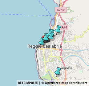 Mappa Via Tommasini, 89127 Reggio di Calabria RC, Italia (0.73545)