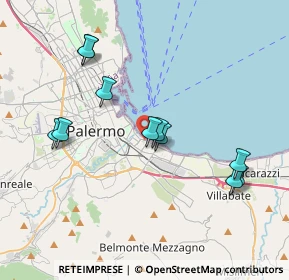 Mappa Via Messina Marine, 90127 Palermo PA, Italia (4.19818)