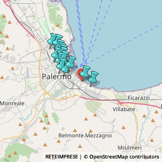 Mappa Ospedale Buccheri La Ferla, 90123 Palermo PA, Italia (3.08929)