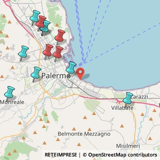 Mappa Ospedale Buccheri La Ferla, 90123 Palermo PA, Italia (6.145)
