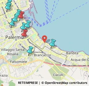 Mappa Via Messina Marine, 90127 Palermo PA, Italia (3.02182)