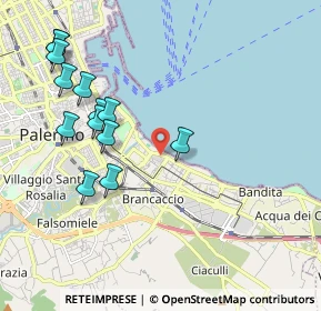 Mappa Via Messina Marine, 90127 Palermo PA, Italia (2.43615)