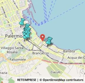 Mappa Via Messina Marine, 90127 Palermo PA, Italia (1.73182)
