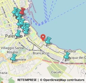 Mappa Via Messina Marine, 90127 Palermo PA, Italia (2.80688)