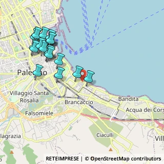 Mappa Ospedale Buccheri La Ferla, 90123 Palermo PA, Italia (2.5895)