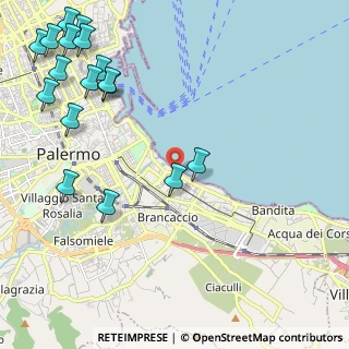 Mappa Ospedale Buccheri La Ferla, 90123 Palermo PA, Italia (3.38588)