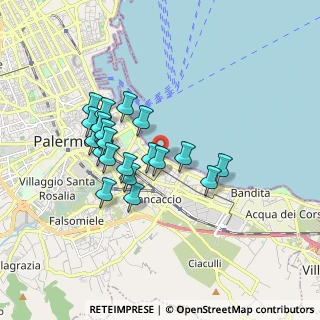 Mappa Ospedale Buccheri La Ferla, 90123 Palermo PA, Italia (1.665)