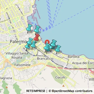 Mappa Ospedale Buccheri La Ferla, 90123 Palermo PA, Italia (1.2725)