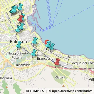 Mappa Via Messina Marine, 90127 Palermo PA, Italia (3.03929)