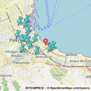 Mappa Ospedale Buccheri La Ferla, 90123 Palermo PA, Italia (2.20857)