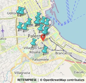 Mappa Oreto-Perez, 90127 Palermo PA, Italia (1.81067)