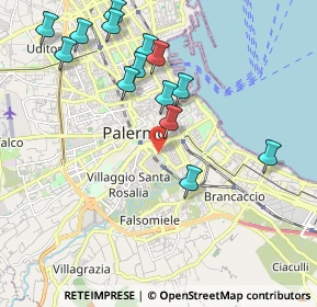 Mappa Oreto-Perez, 90127 Palermo PA, Italia (2.41286)