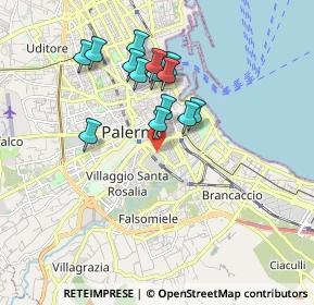 Mappa Oreto-Perez, 90127 Palermo PA, Italia (1.73929)