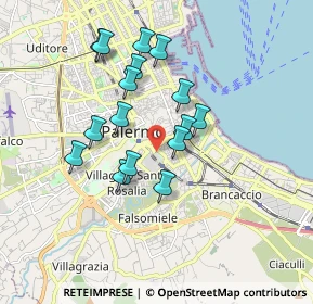 Mappa Oreto-Perez, 90127 Palermo PA, Italia (1.7325)